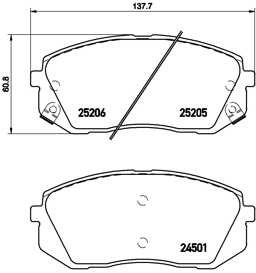 Remblokset Brembo P 30 056E