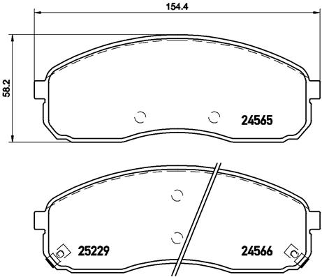 Remblokset Brembo P 30 058