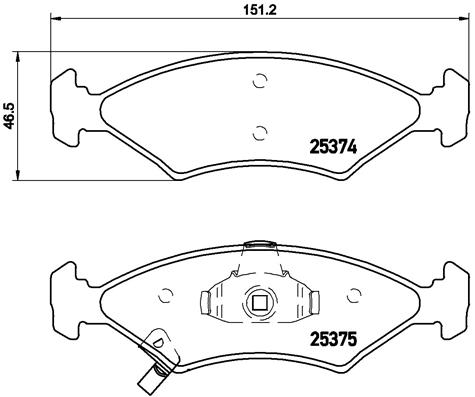 Remblokset Brembo P 30 062