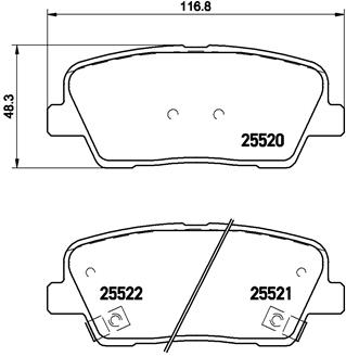 Remblokset Brembo P 30 063