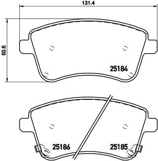 Remblokset Brembo P 30 064