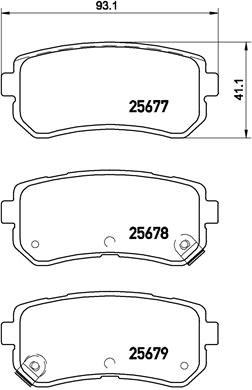 Remblokset Brembo P 30 068