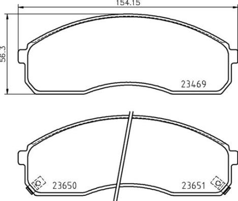 Remblokset Brembo P 30 091