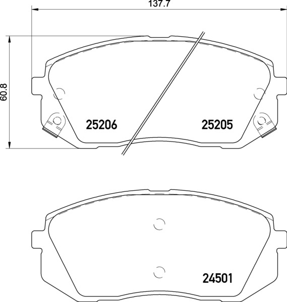 Remblokset Brembo P 30 093E