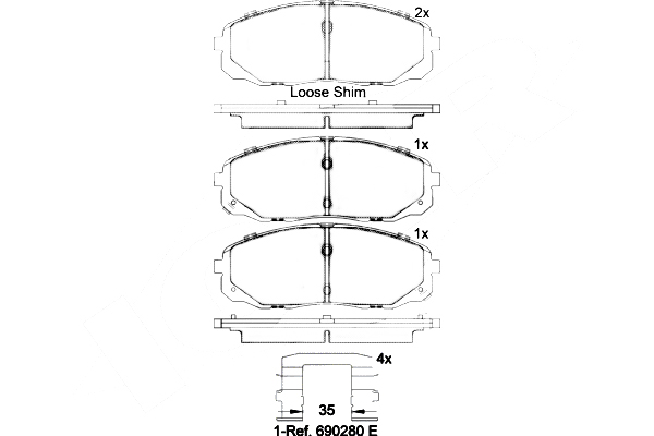 Remblokset Brembo P 30 095