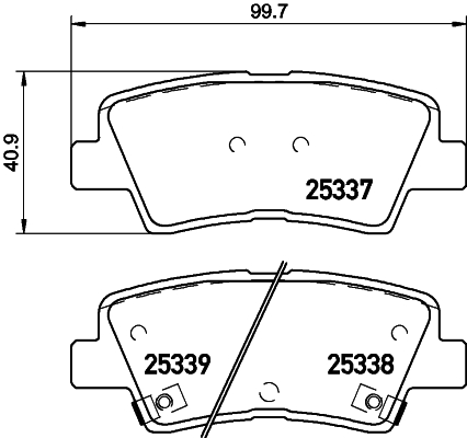 Remblokset Brembo P 30 101