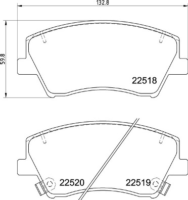 Remblokset Brembo P 30 107