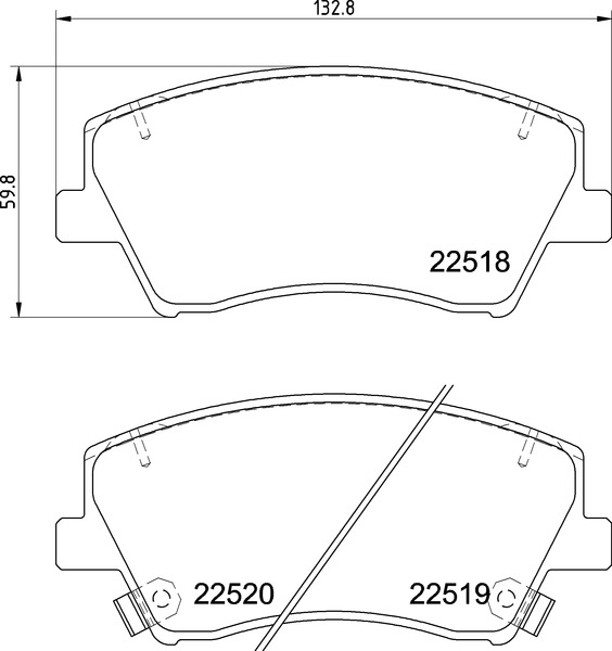 Remblokset Brembo P 30 107E