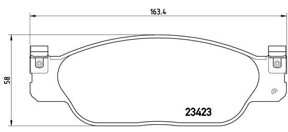 Remblokset Brembo P 36 012