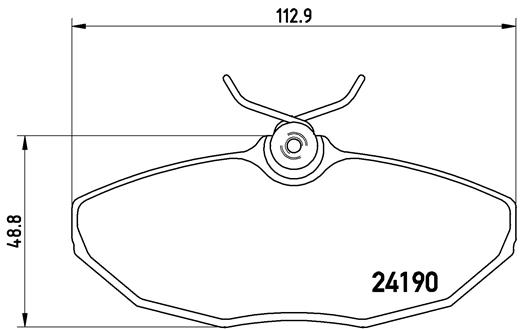 Remblokset Brembo P 36 015