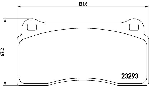 Remblokset Brembo P 36 018