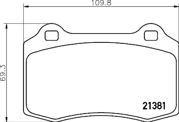 Remblokset Brembo P 36 020X