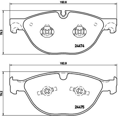 Remblokset Brembo P 36 025