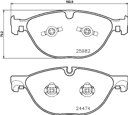 Remblokset Brembo P 36 029