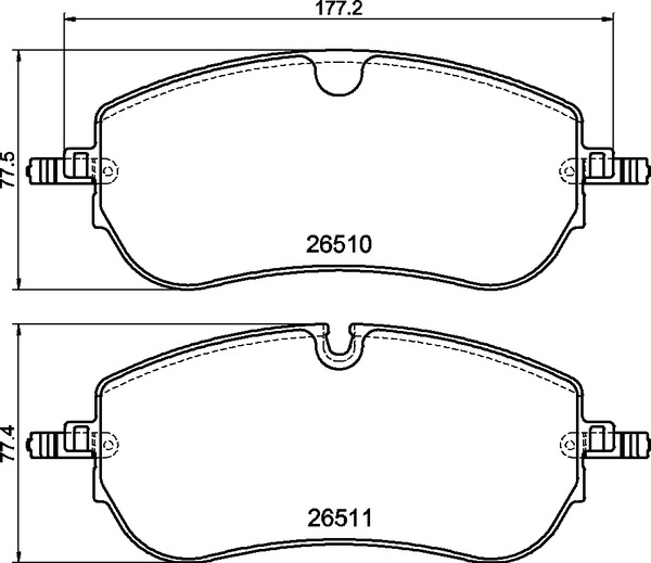 Remblokset Brembo P 36 038