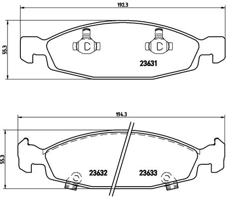 Remblokset Brembo P 37 005