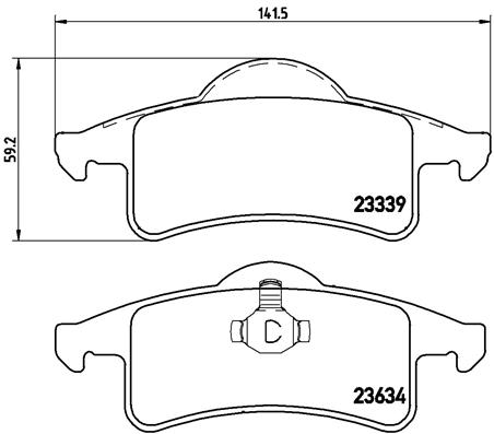 Remblokset Brembo P 37 006