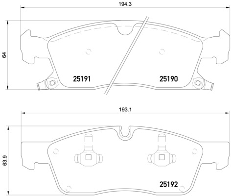 Remblokset Brembo P 37 017