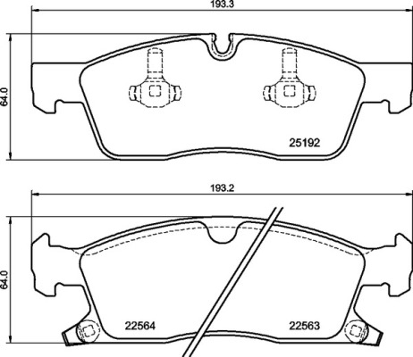 Remblokset Brembo P 37 027