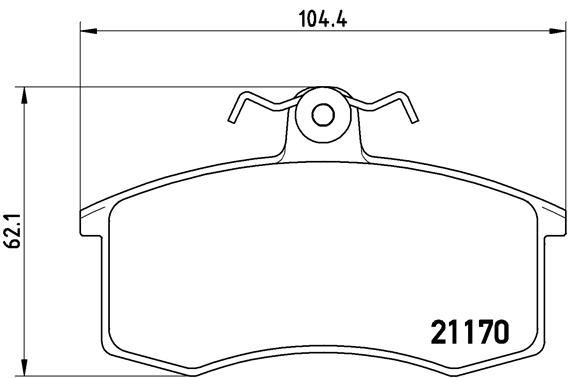 Remblokset Brembo P 41 003