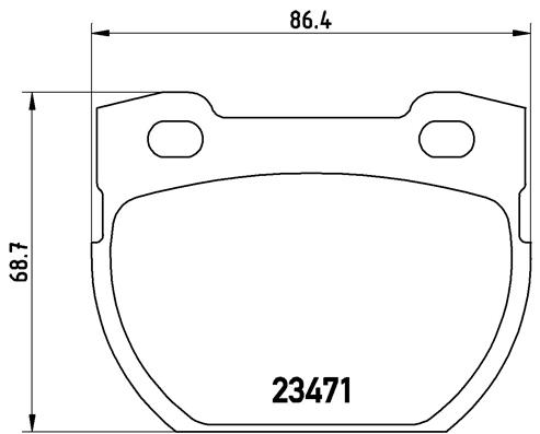 Remblokset Brembo P 44 006