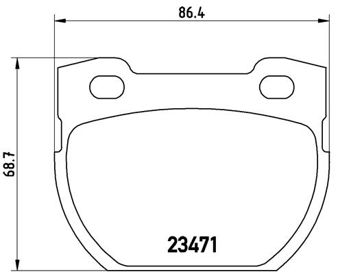 Remblokset Brembo P 44 007