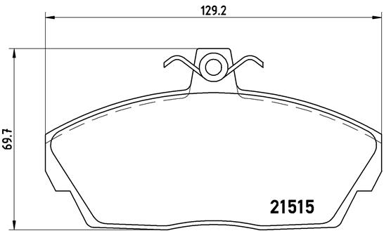 Remblokset Brembo P 44 010