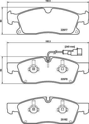 Remblokset Brembo P 48 001