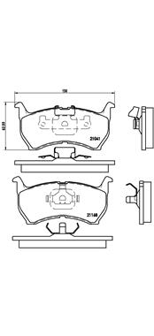 Remblokset Brembo P 49 004