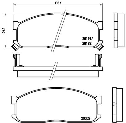 Remblokset Brembo P 49 010