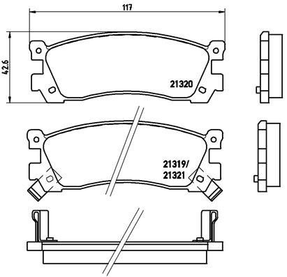 Remblokset Brembo P 49 025