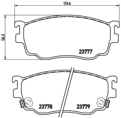 Remblokset Brembo P 49 026