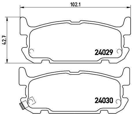 Remblokset Brembo P 49 031