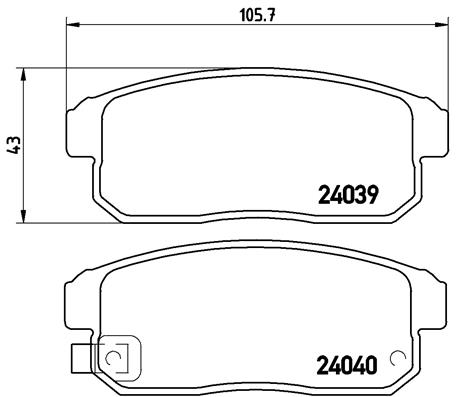 Remblokset Brembo P 49 035