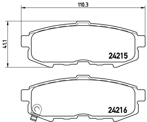 Remblokset Brembo P 49 042