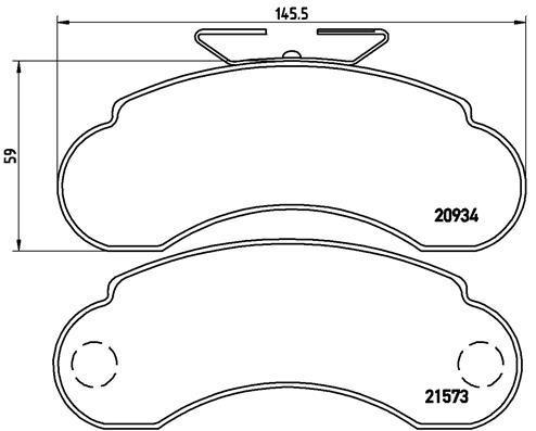 Remblokset Brembo P 50 021