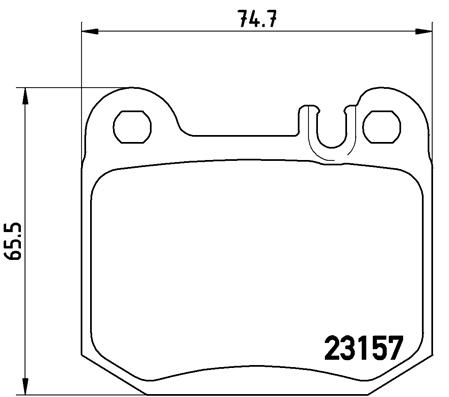 Remblokset Brembo P 50 043