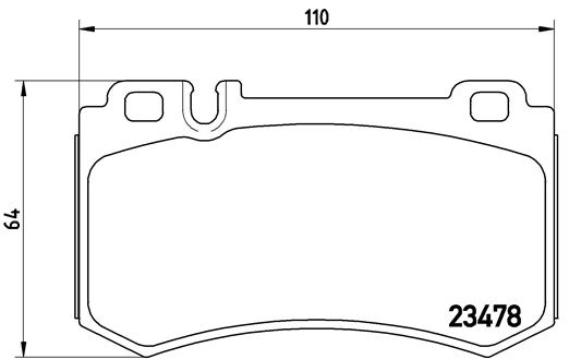 Remblokset Brembo P 50 061