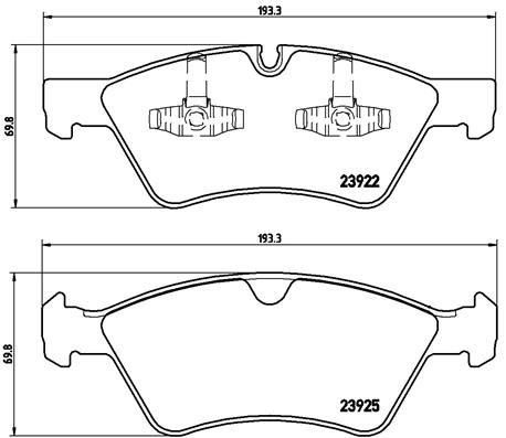 Remblokset Brembo P 50 063