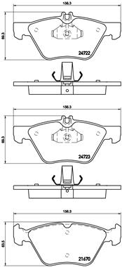 Remblokset Brembo P 50 075