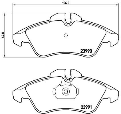 Remblokset Brembo P 50 080