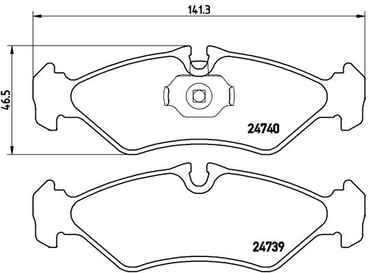 Remblokset Brembo P 50 081