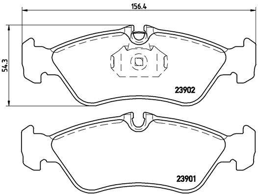 Remblokset Brembo P 50 082