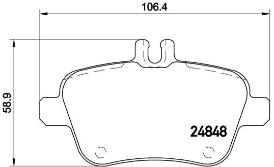 Remblokset Brembo P 50 091X