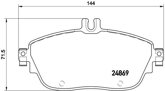 Remblokset Brembo P 50 093