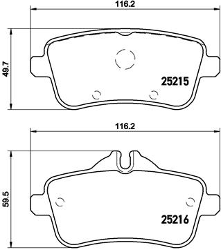 Remblokset Brembo P 50 101