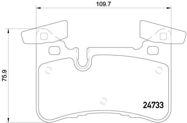 Remblokset Brembo P 50 110