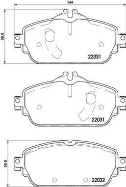 Remblokset Brembo P 50 119