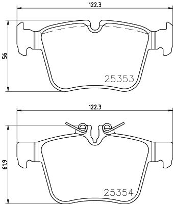 Remblokset Brembo P 50 122