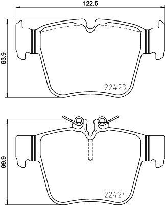 Remblokset Brembo P 50 133